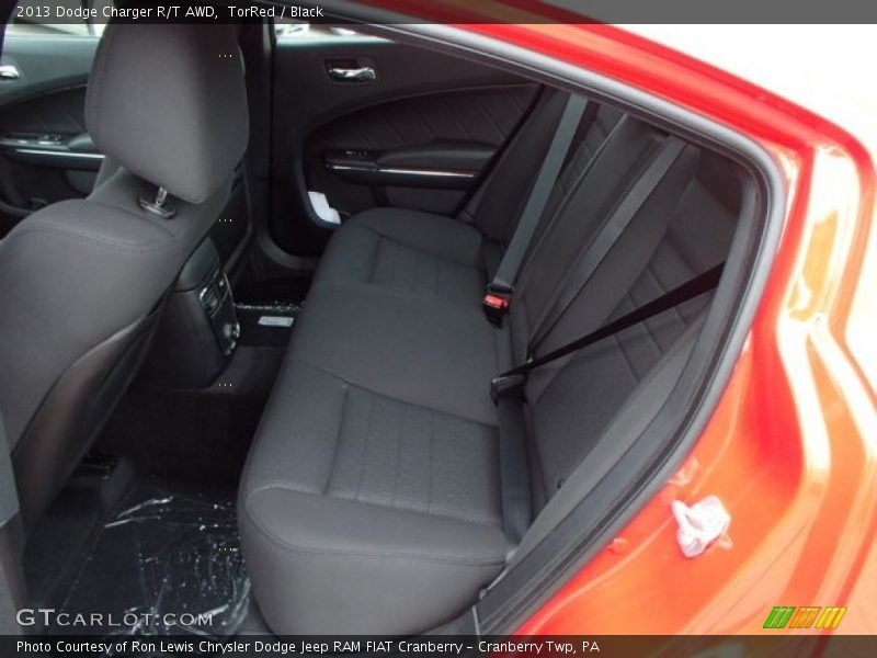 Rear Seat of 2013 Charger R/T AWD