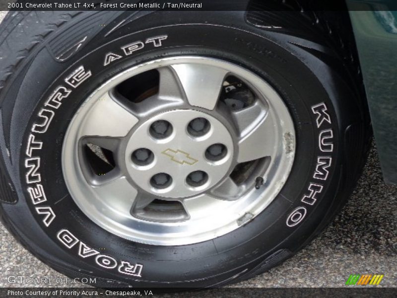 Forest Green Metallic / Tan/Neutral 2001 Chevrolet Tahoe LT 4x4