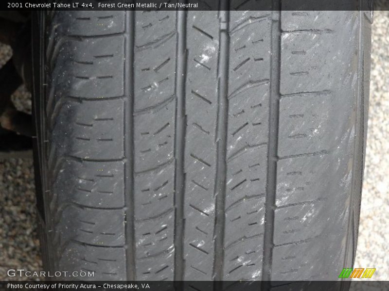 Forest Green Metallic / Tan/Neutral 2001 Chevrolet Tahoe LT 4x4