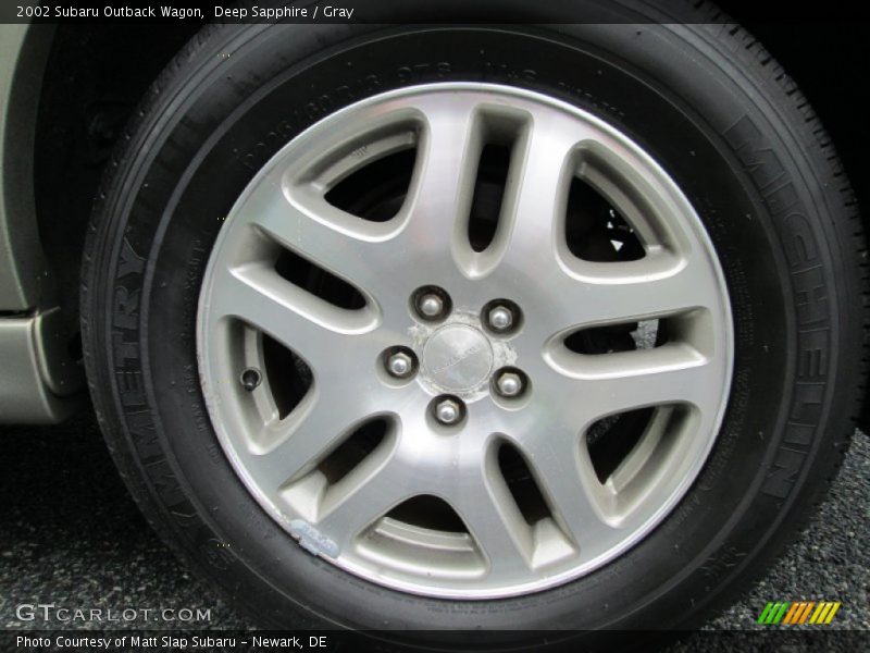 Deep Sapphire / Gray 2002 Subaru Outback Wagon