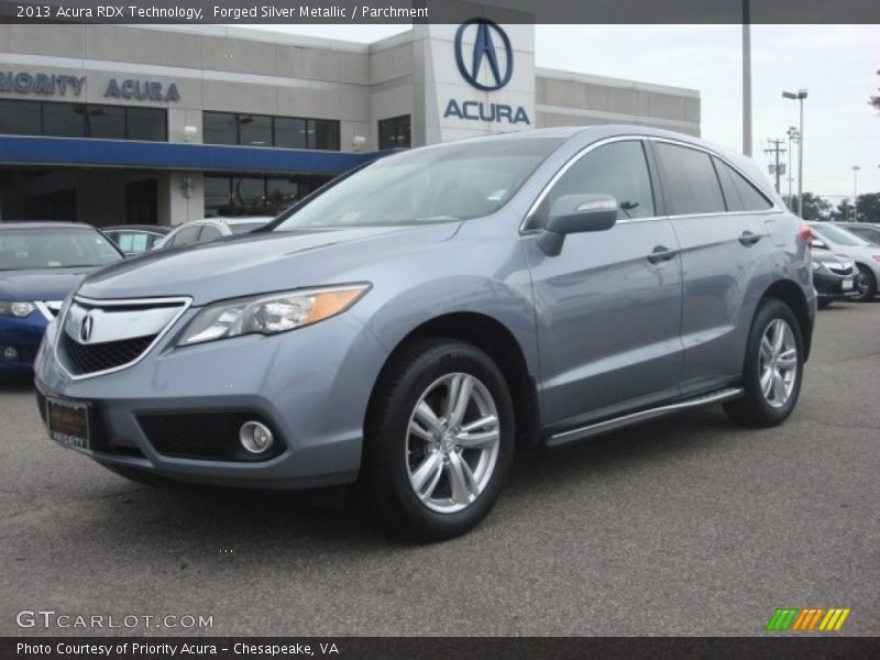 Forged Silver Metallic / Parchment 2013 Acura RDX Technology