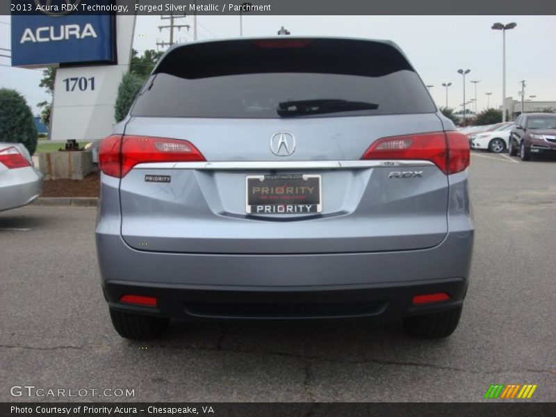 Forged Silver Metallic / Parchment 2013 Acura RDX Technology