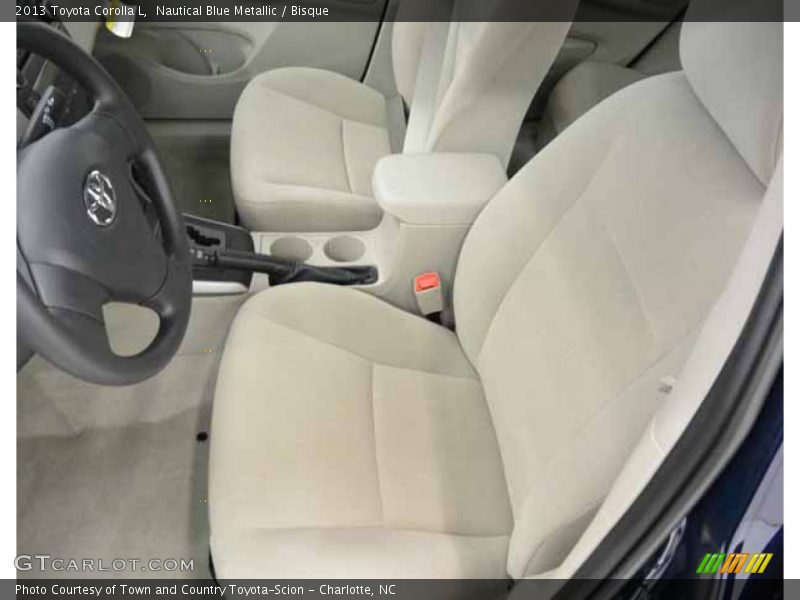 Nautical Blue Metallic / Bisque 2013 Toyota Corolla L