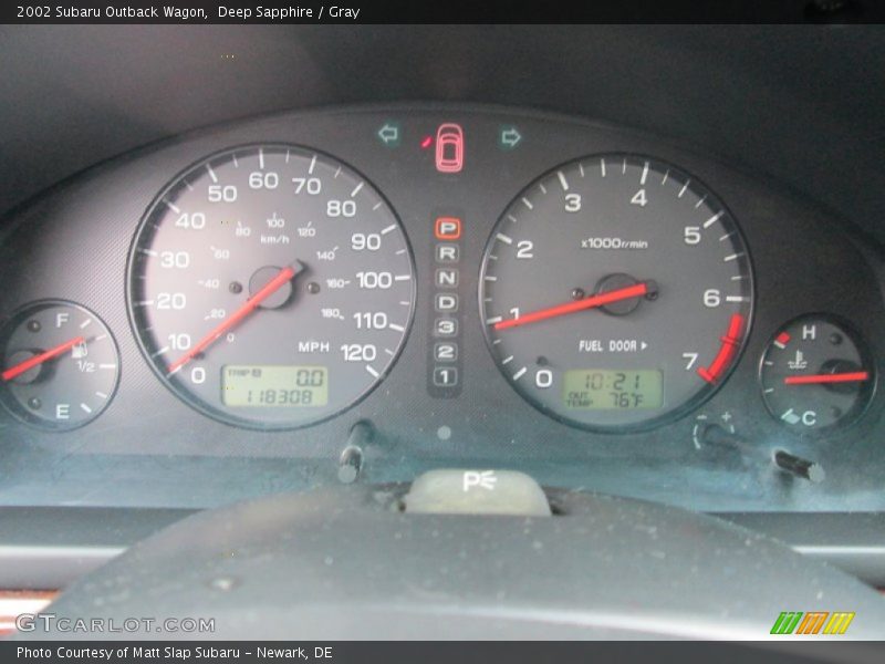 Deep Sapphire / Gray 2002 Subaru Outback Wagon