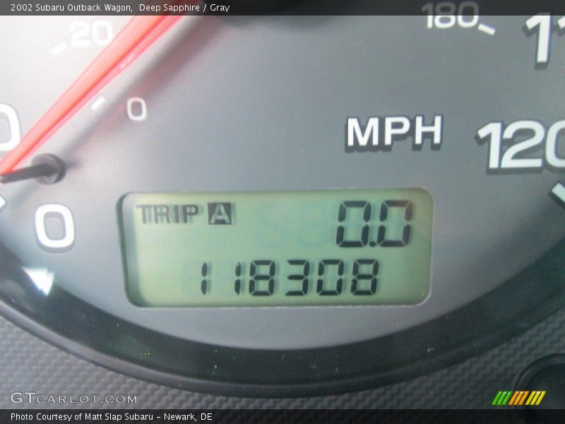 Deep Sapphire / Gray 2002 Subaru Outback Wagon