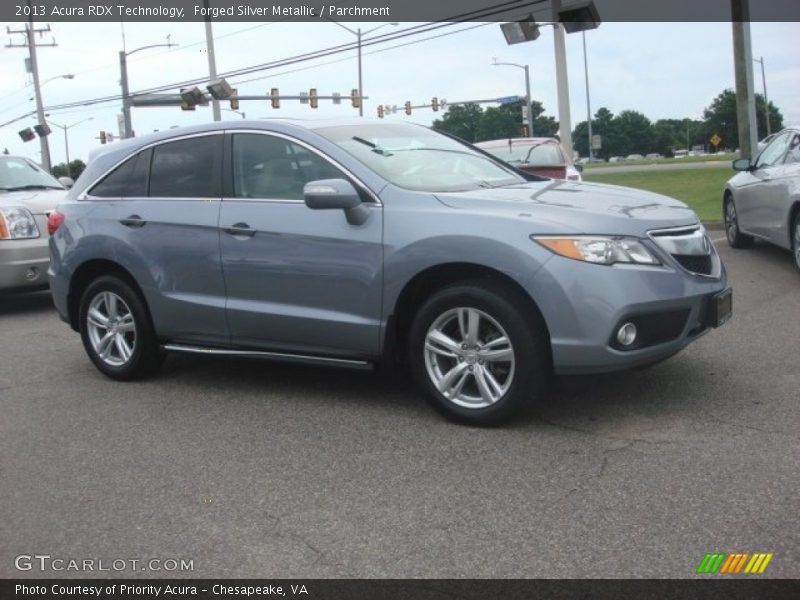 Forged Silver Metallic / Parchment 2013 Acura RDX Technology