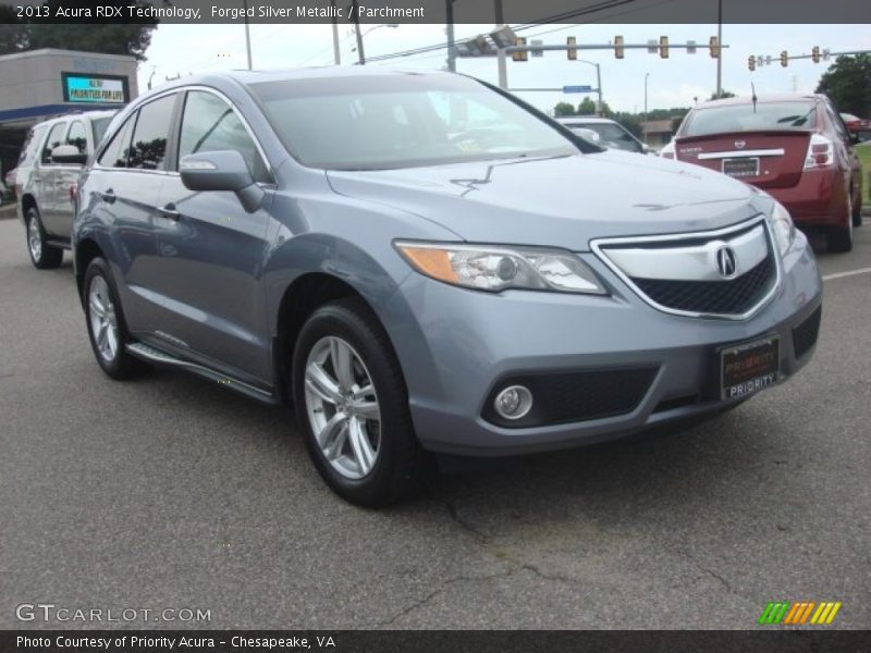 Forged Silver Metallic / Parchment 2013 Acura RDX Technology