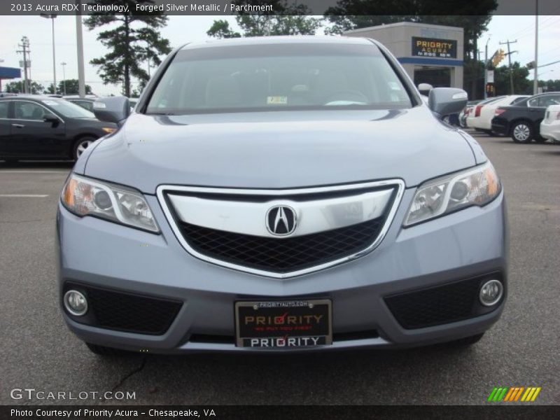 Forged Silver Metallic / Parchment 2013 Acura RDX Technology