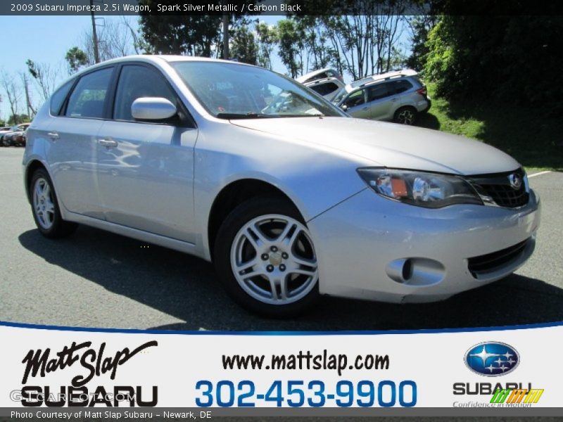 Spark Silver Metallic / Carbon Black 2009 Subaru Impreza 2.5i Wagon