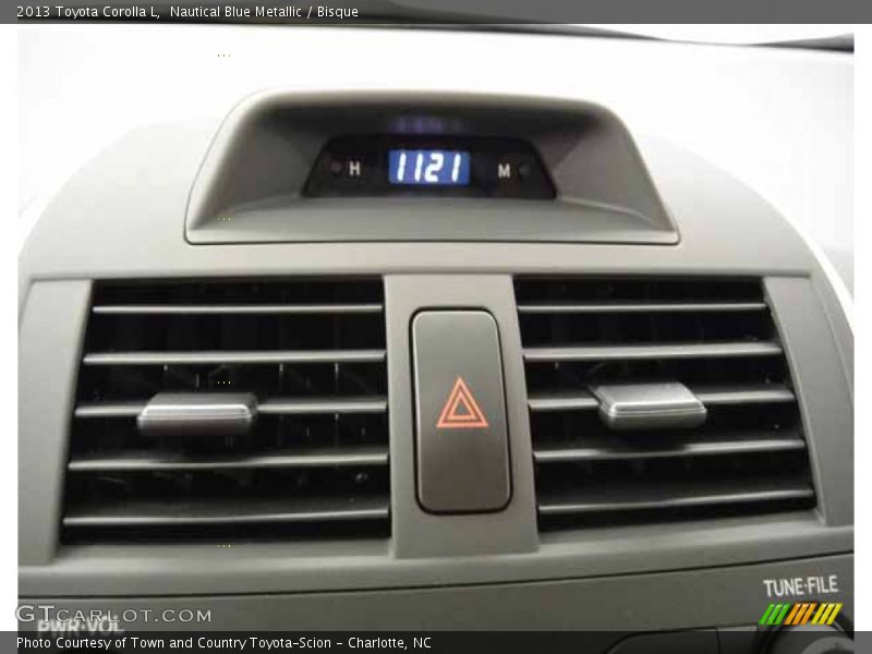 Nautical Blue Metallic / Bisque 2013 Toyota Corolla L