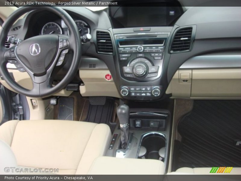 Forged Silver Metallic / Parchment 2013 Acura RDX Technology