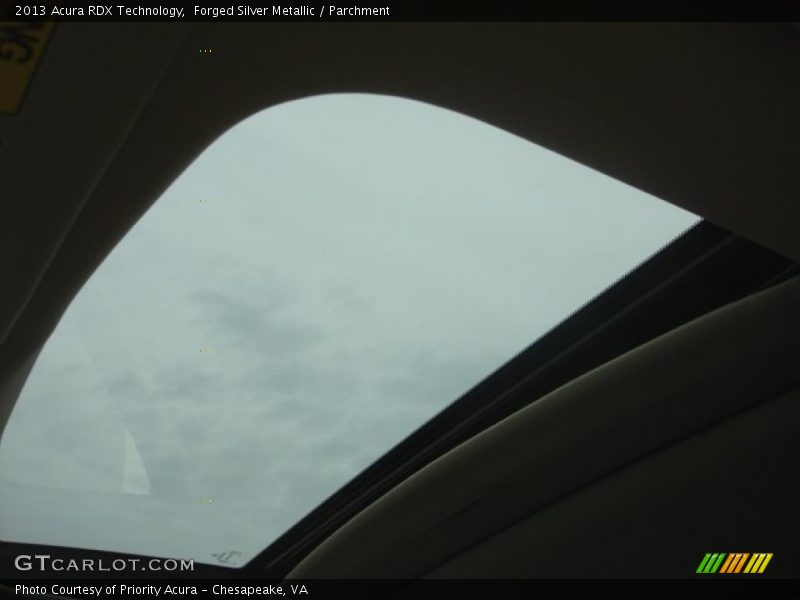 Forged Silver Metallic / Parchment 2013 Acura RDX Technology