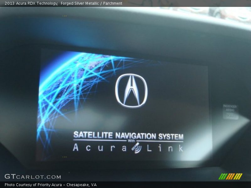 Forged Silver Metallic / Parchment 2013 Acura RDX Technology