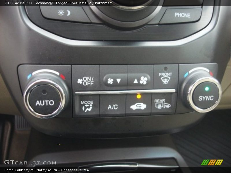 Forged Silver Metallic / Parchment 2013 Acura RDX Technology