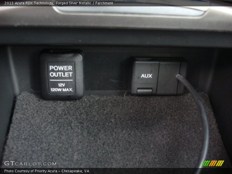 Forged Silver Metallic / Parchment 2013 Acura RDX Technology