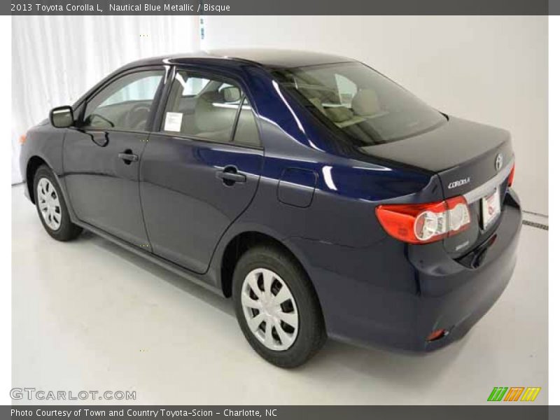 Nautical Blue Metallic / Bisque 2013 Toyota Corolla L