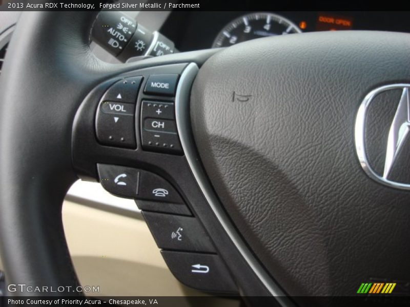 Forged Silver Metallic / Parchment 2013 Acura RDX Technology