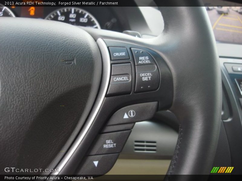 Forged Silver Metallic / Parchment 2013 Acura RDX Technology
