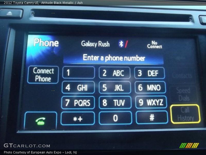 Attitude Black Metallic / Ash 2012 Toyota Camry LE