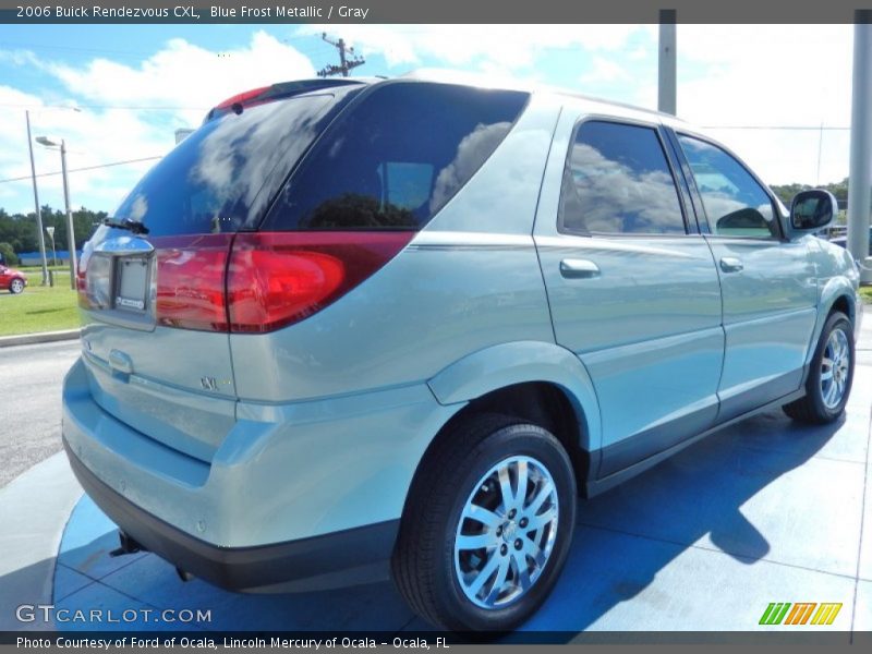 Blue Frost Metallic / Gray 2006 Buick Rendezvous CXL