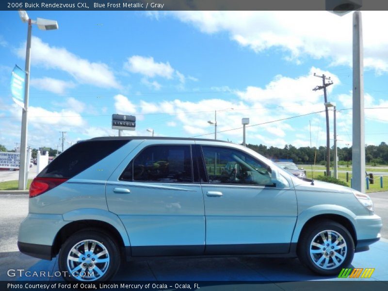 Blue Frost Metallic / Gray 2006 Buick Rendezvous CXL