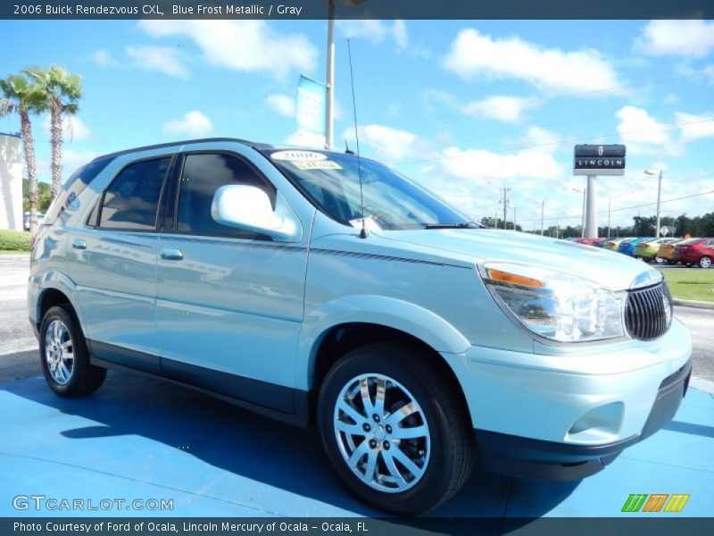 Blue Frost Metallic / Gray 2006 Buick Rendezvous CXL