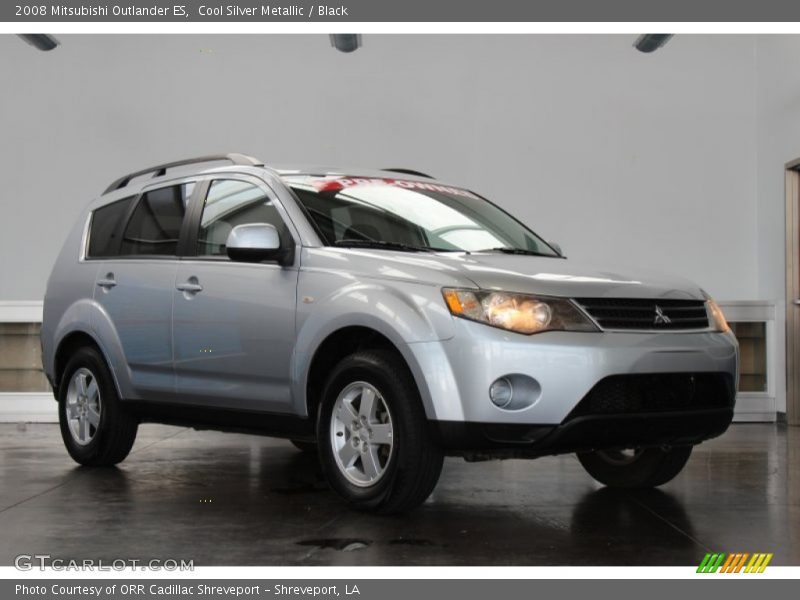 Cool Silver Metallic / Black 2008 Mitsubishi Outlander ES