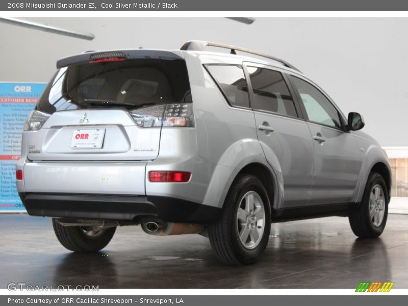 Cool Silver Metallic / Black 2008 Mitsubishi Outlander ES
