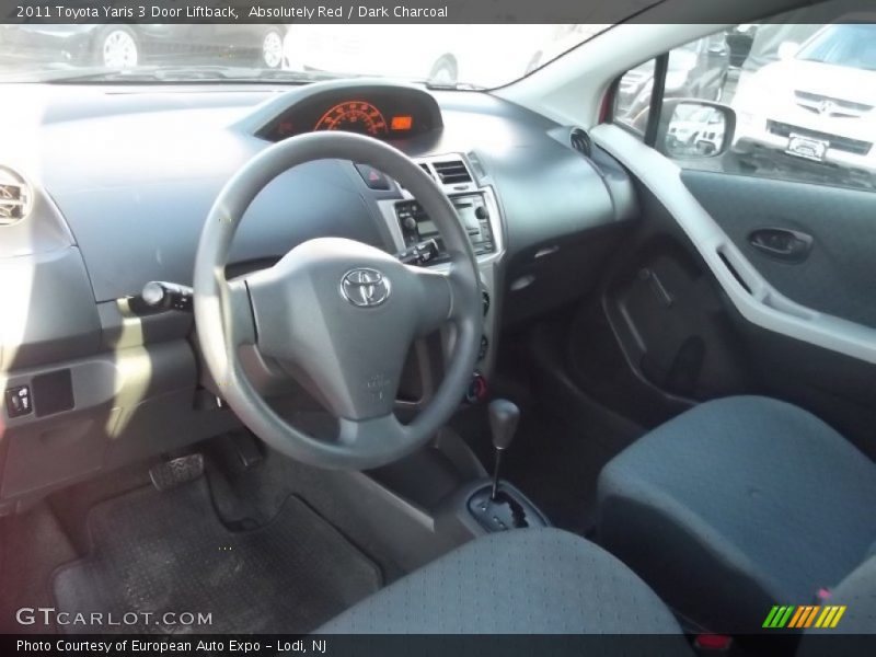 Absolutely Red / Dark Charcoal 2011 Toyota Yaris 3 Door Liftback