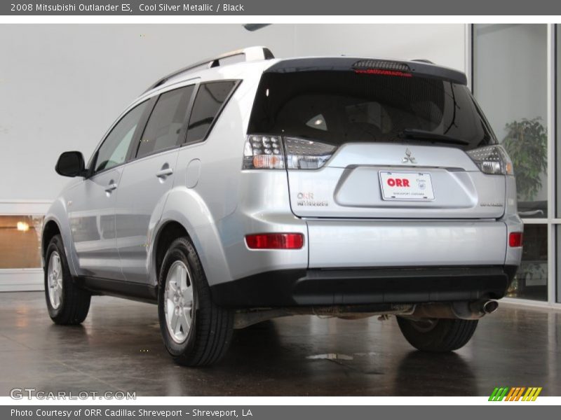 Cool Silver Metallic / Black 2008 Mitsubishi Outlander ES