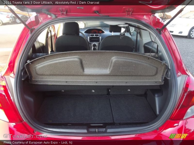 Absolutely Red / Dark Charcoal 2011 Toyota Yaris 3 Door Liftback