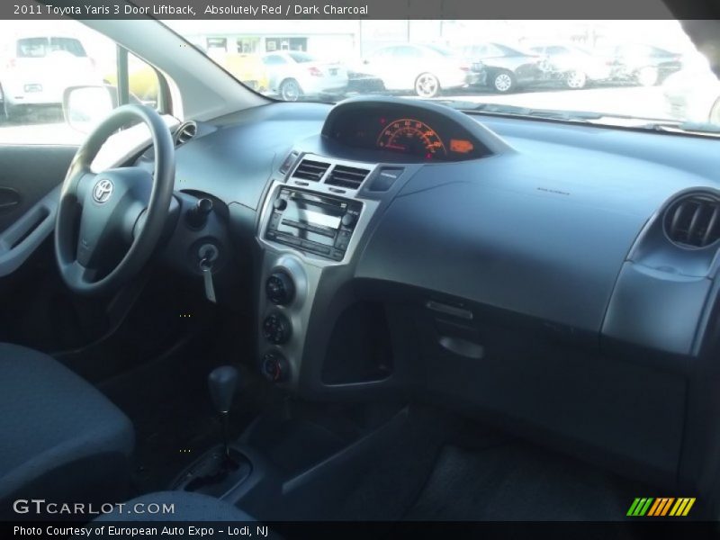 Absolutely Red / Dark Charcoal 2011 Toyota Yaris 3 Door Liftback