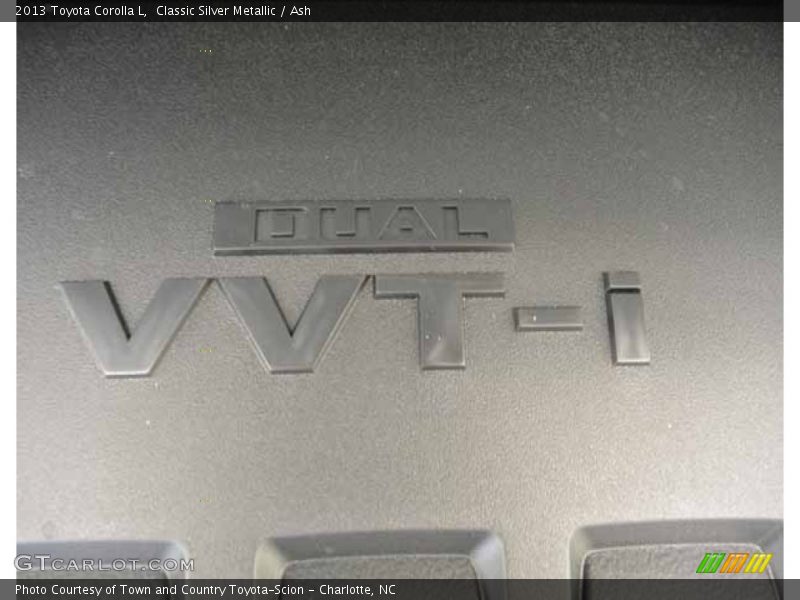 Classic Silver Metallic / Ash 2013 Toyota Corolla L