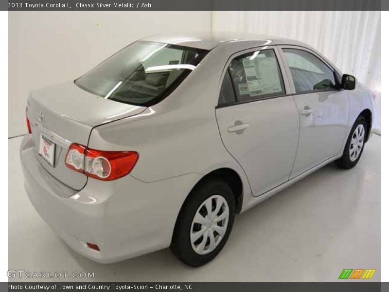 Classic Silver Metallic / Ash 2013 Toyota Corolla L