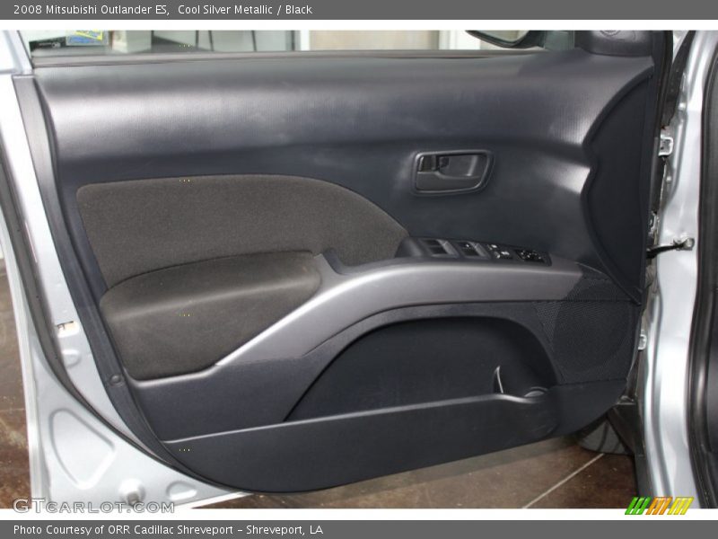Cool Silver Metallic / Black 2008 Mitsubishi Outlander ES
