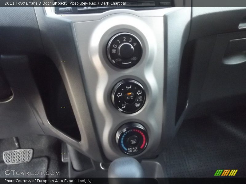 Absolutely Red / Dark Charcoal 2011 Toyota Yaris 3 Door Liftback