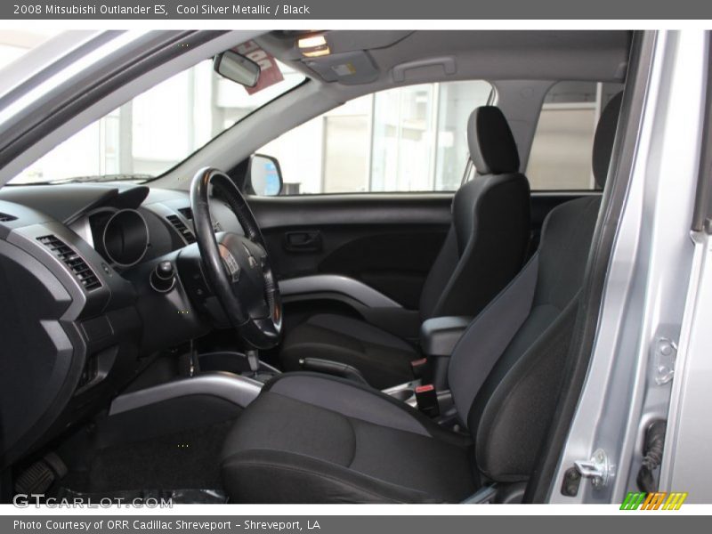 Cool Silver Metallic / Black 2008 Mitsubishi Outlander ES