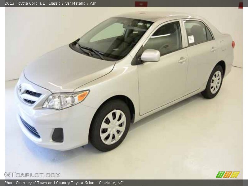 Classic Silver Metallic / Ash 2013 Toyota Corolla L