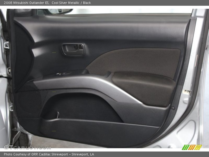 Cool Silver Metallic / Black 2008 Mitsubishi Outlander ES