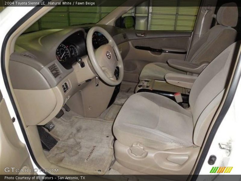 Natural White / Fawn Beige 2004 Toyota Sienna LE