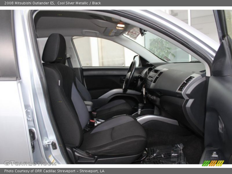 Cool Silver Metallic / Black 2008 Mitsubishi Outlander ES