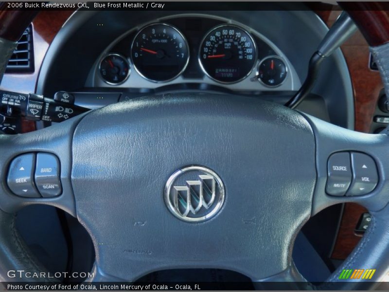 Blue Frost Metallic / Gray 2006 Buick Rendezvous CXL