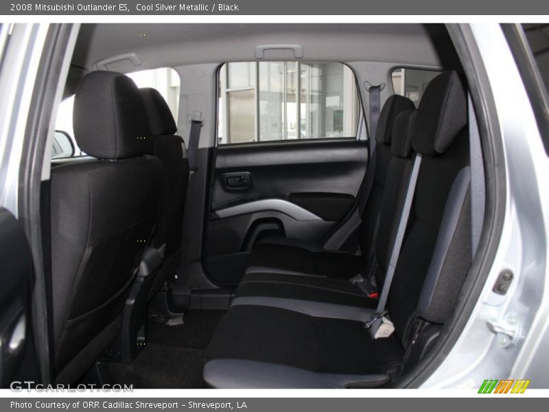 Cool Silver Metallic / Black 2008 Mitsubishi Outlander ES