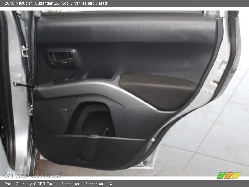 Cool Silver Metallic / Black 2008 Mitsubishi Outlander ES