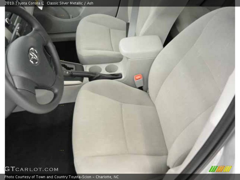 Classic Silver Metallic / Ash 2013 Toyota Corolla L