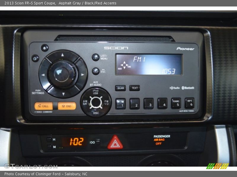 Asphalt Gray / Black/Red Accents 2013 Scion FR-S Sport Coupe