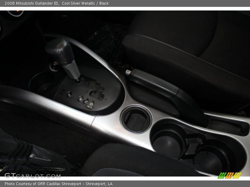 Cool Silver Metallic / Black 2008 Mitsubishi Outlander ES