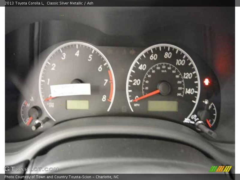 Classic Silver Metallic / Ash 2013 Toyota Corolla L