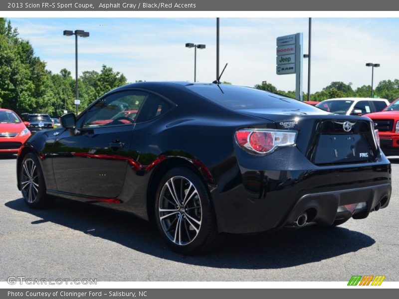 Asphalt Gray / Black/Red Accents 2013 Scion FR-S Sport Coupe