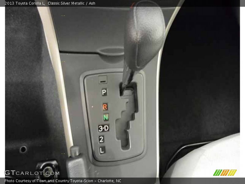 Classic Silver Metallic / Ash 2013 Toyota Corolla L